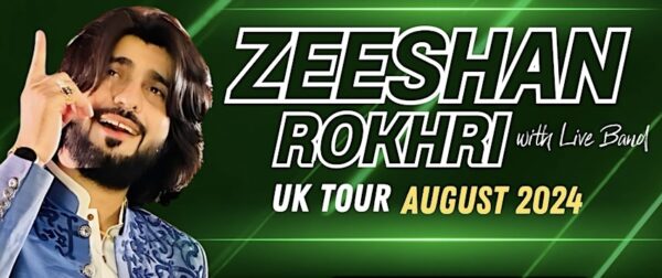 Zeeshan Khan Rokhri Live in Manchester with live band Tickets - UK Tour 2024